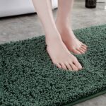 Alfombrilla absorbente de chenilla fina para puerta de dormitorio, alfombrilla para bañera, alfombrilla antideslizante para pies para baño, 50x80cm - Imagen 8