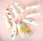 10 unids/paquete 25x25cm pañuelo de gasa con estampado de alta densidad de doble capa toalla babeante para niños pequeños - Imagen 2