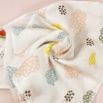10 unids/paquete 25x25cm pañuelo de gasa con estampado de alta densidad de doble capa toalla babeante para niños pequeños - Imagen 7