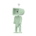 Mini astronauta magnético LED luz nocturna escritorio bloque de construcción adornos lámpara de escritorio, Square Green