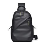 WEIXIER 2122 Bolso bandolera informal de un solo hombro, bolso impermeable para motocicleta de gran capacidad