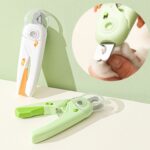 Cortauñas LED para mascotas, cortauñas para perros y gatos con pulidor de uñas, White - Imagen 2