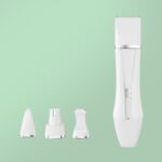 Afeitadora eléctrica multifuncional para mascotas, cortadora de pelo para perros y gatos, 4-in-1 White