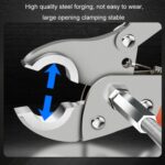 Alicates para calefacción de suelo Alicates de instalación de limpieza para extracción de tuberías de calefacción Manual, 6 Point - Imagen 5