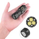 3LED Luz fuerte TYPE-C Carga Conveniente Mini linterna multifunción - Imagen 2