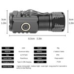 3LED Luz fuerte TYPE-C Carga Conveniente Mini linterna multifunción - Imagen 3