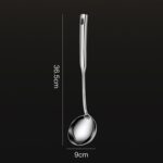 Kacheeg Hogar Espátula de Acero Inoxidable Utensilios de Cocina Herramientas de Cocina, Soup Spoon - Imagen 2