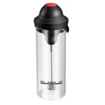 Kacheeg Batidor de café eléctrico de acero inoxidable Mezclador de espuma de leche para batir portátil