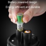 Kacheeg Batidor de café eléctrico de acero inoxidable Mezclador de espuma de leche para batir portátil - Imagen 5