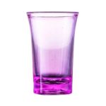 Mini vaso de licor colorido acrílico para fiesta en barra de 35ml, Purple