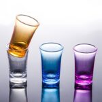 Mini vaso de licor colorido acrílico para fiesta en barra de 35ml, Yellow - Imagen 3