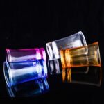 Mini vaso de licor colorido acrílico para fiesta en barra de 35ml, Blue - Imagen 4