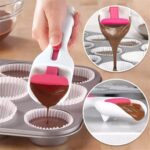 La cuchara para magdalenas puede empujar la cuchara medidora de salsa de chocolate para masa que ahorra mano de obra - Imagen 5