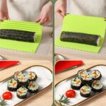 Molde de rollo de mano de cortina de Sushi de silicona, herramienta Kimbap de doble cara - Imagen 5
