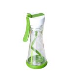 Taza mezcladora de ensalada, botella agitadora de salsa de vinagre con báscula para cocina, 101-200ml
