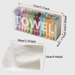 14 unids/caja toalla comprimida desechable paño de viaje portátil toalla de limpieza facial gruesa - Imagen 2