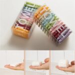 14 unids/caja toalla comprimida desechable paño de viaje portátil toalla de limpieza facial gruesa - Imagen 5