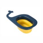 Cesta escurridora de frutas y verduras plegable multifuncional en forma de ballena para cocina