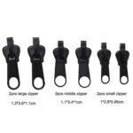 6 unids/pack Universal chaqueta cremallera tirador plástico cremallera herramienta de costura - Imagen 3