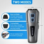 Repelente de perros ultrasónico para mascotas, dispositivo de entrenamiento antiladridos, repelente de perros de alta potencia con linterna LED, PU31 - Imagen 3
