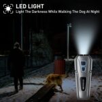 Repelente de perros ultrasónico para mascotas, dispositivo de entrenamiento antiladridos, repelente de perros de alta potencia con linterna LED, PU31 - Imagen 6