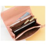 Baellerry N8918 Cartera larga de gran capacidad para mujer, bolso de mano con hebilla magnética para teléfono - Imagen 6