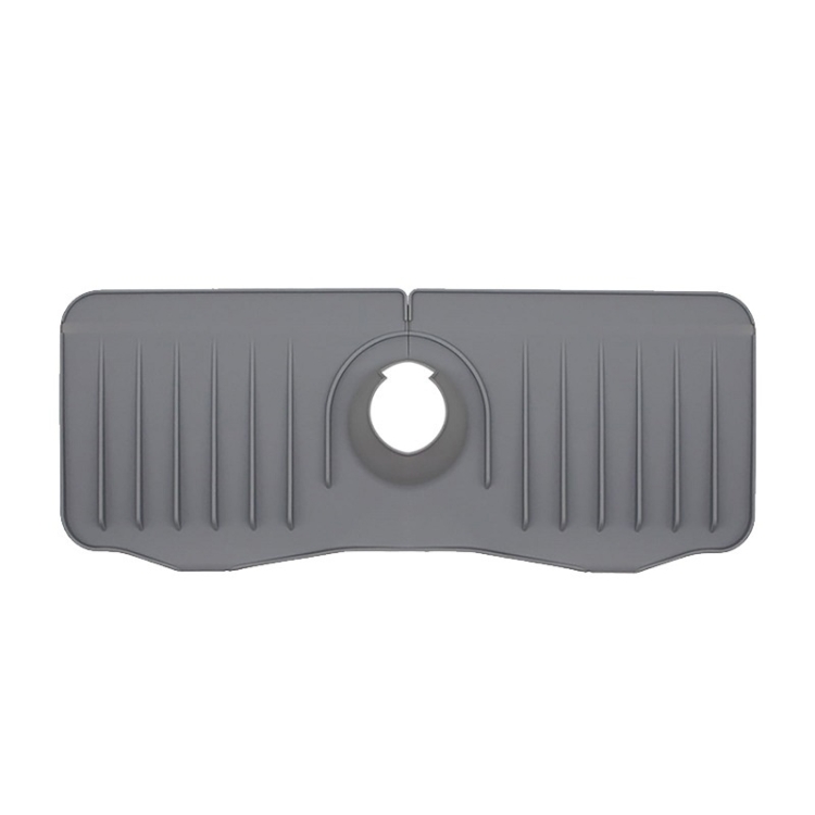 TBD0604362902A.jpg Alfombrilla de drenaje antisalpicaduras para grifo de silicona para cocina y baño, Grey - Imagen 1