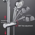 Soporte de ducha ajustable con hebilla recta, barra de ducha, Base elevadora, estante para cabezal de ducha - Imagen 8
