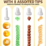 Juego de horneado multifuncional para hacer galletas caseras, 8 In 1 - Imagen 7