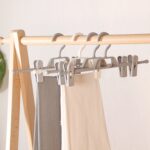 Colgador de ropa multifuncional antideslizante giratorio de 360 grados, armario para el hogar, pantalones sin rastro, Clip colgante - Imagen 2