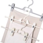 Colgador de ropa multifuncional antideslizante giratorio de 360 grados, armario para el hogar, pantalones sin rastro, Clip colgante - Imagen 3