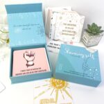 50 hojas de tarjetas inspiradoras para mujeres que afirman un juego de tarjetas de felicitación de aliento positivo en inglés, KP003