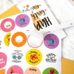 24 unidades/juego de tarjetas de felicitación de feliz cumpleaños con sobres y pegatinas, 24pcs /Set - Imagen 6