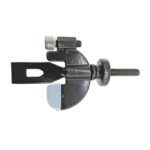 Tope de puerta antirrobo para el hogar dispositivo antipervertido portátil, Adjustable Black With Cover