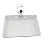 Cesta de almacenamiento miscelánea oculta debajo del escritorio, White Rotating