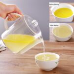 Hervidor de sopa con trampa de grasa para cocina, con colador, separador de grasa, taza con filtro, 1500ml - Imagen 4