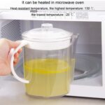 Hervidor de sopa con trampa de grasa para cocina, con colador, separador de grasa, taza con filtro, 1500ml - Imagen 7