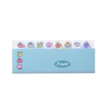 120 hojas/juego de marcadores de página de notas adhesivas Kawaii, banderas de archivos grabables y reposicionables, Fruit
