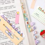 120 hojas/juego de marcadores de página de notas adhesivas Kawaii, banderas de archivos grabables y reposicionables, Fruit - Imagen 2