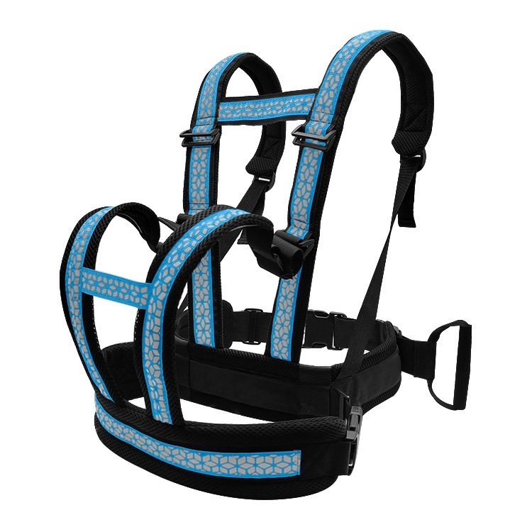 TBD0604385301.jpg Arnés de seguridad para montar con correa para niños anticaída para motocicleta, Light Blue - Imagen 1