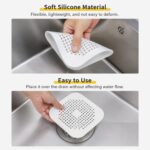 Almohadilla de drenaje para suelo con ventosa, cocina, baño, colador de pelo antiobstrucción, tapones de drenaje para suelo de alcantarillado - Imagen 3