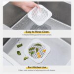 Almohadilla de drenaje para suelo con ventosa, cocina, baño, colador de pelo antiobstrucción, tapones de drenaje para suelo de alcantarillado - Imagen 4