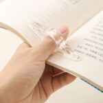 Marcador de pulgar, soporte de libro de acrílico, ayudas de lectura para estudiantes - Imagen 2