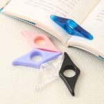 Marcador de pulgar, soporte de libro de acrílico, ayudas de lectura para estudiantes - Imagen 3