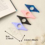 Marcador de pulgar, soporte de libro de acrílico, ayudas de lectura para estudiantes - Imagen 4