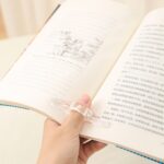 Marcador de pulgar, soporte de libro de acrílico, ayudas de lectura para estudiantes - Imagen 5