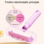 Rodillo lavable portátil para el pelo, pegatina con forma de cerdo, removedor de pelo estático para mascotas - Imagen 6