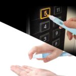 Pluma de alcohol Touchless Ascensor Push Epidemic Stick Spray Pen - Imagen 7