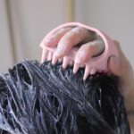 Cepillo de masaje de champú para el cabello de silicona suave cuadrado, peine de masaje para el cuero cabelludo limpio - Imagen 2