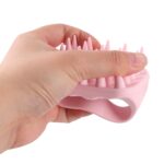 Cepillo de masaje de champú para el cabello de silicona suave cuadrado, peine de masaje para el cuero cabelludo limpio - Imagen 6